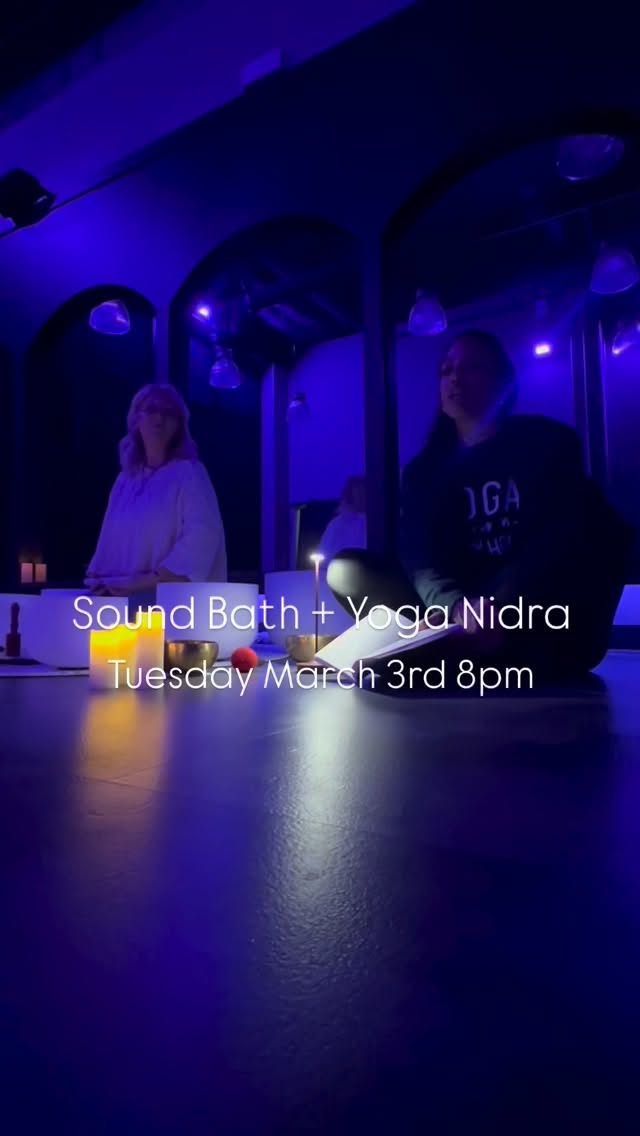 Join us this Tuesday for a yoga nap! Sent out as to you slip away into the ceiling sounds of Lorry’s sound bath! Book today at urbanyogi.net 🙏✨