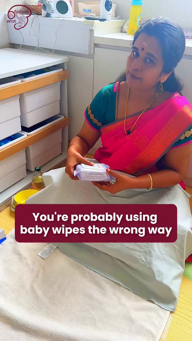 A small adjustment can make diaper changes cleaner and more efficient.
Instead of opening the wipe fully, fold it into a square. It helps keep your hands cleaner and allows you to use unused sections without wasting wipes.
Simple habits can make daily care smoother.
Save this for later.
#babycaretips #newparenttips #diaperchange #infantcare #motherandbaby SEYOL parentinghacks