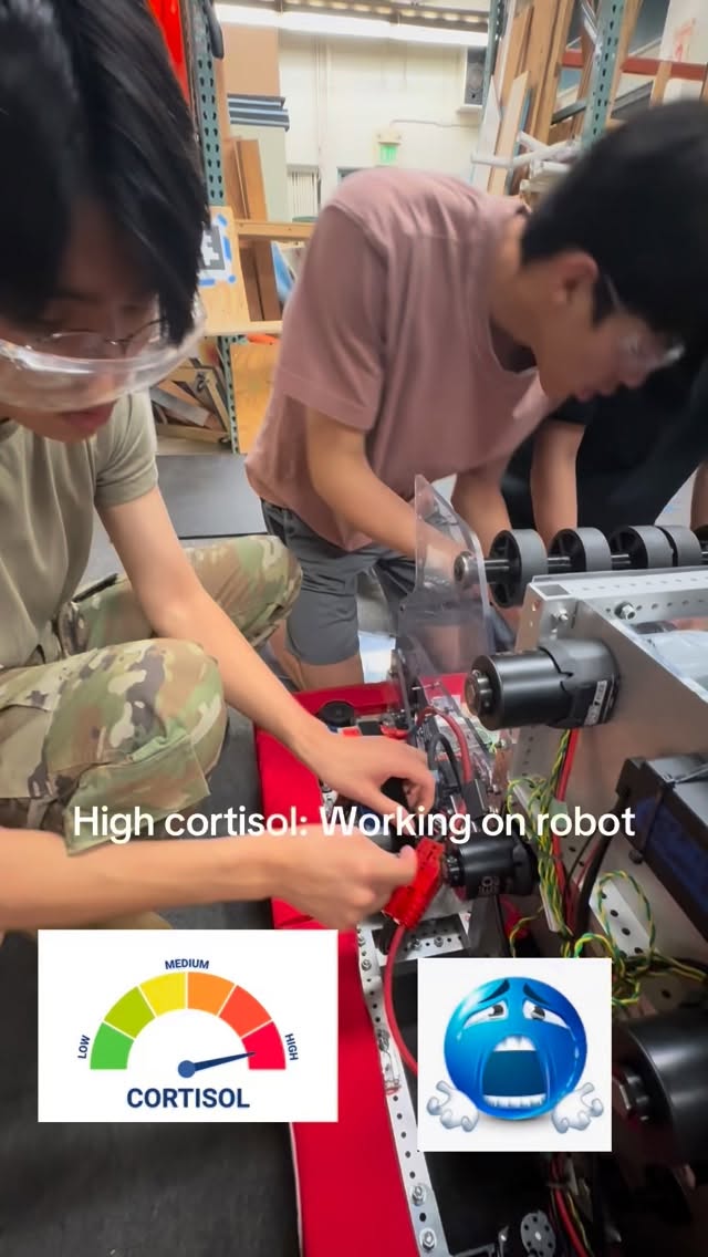 working hard or hardly working
#first #frc #robotics #cortisol