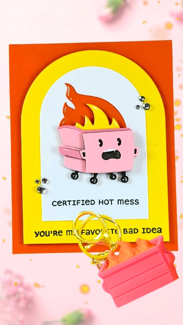 🔥Remember the dumpster fire card I shared earlier this month? Well I have the perfect person in mind to receive the card. I thought a fun clicker to go along with it would make the gift giving even better. 🤣
#cardmaking #3dprinting #papercrafter #dumpsterfire #cardmaker