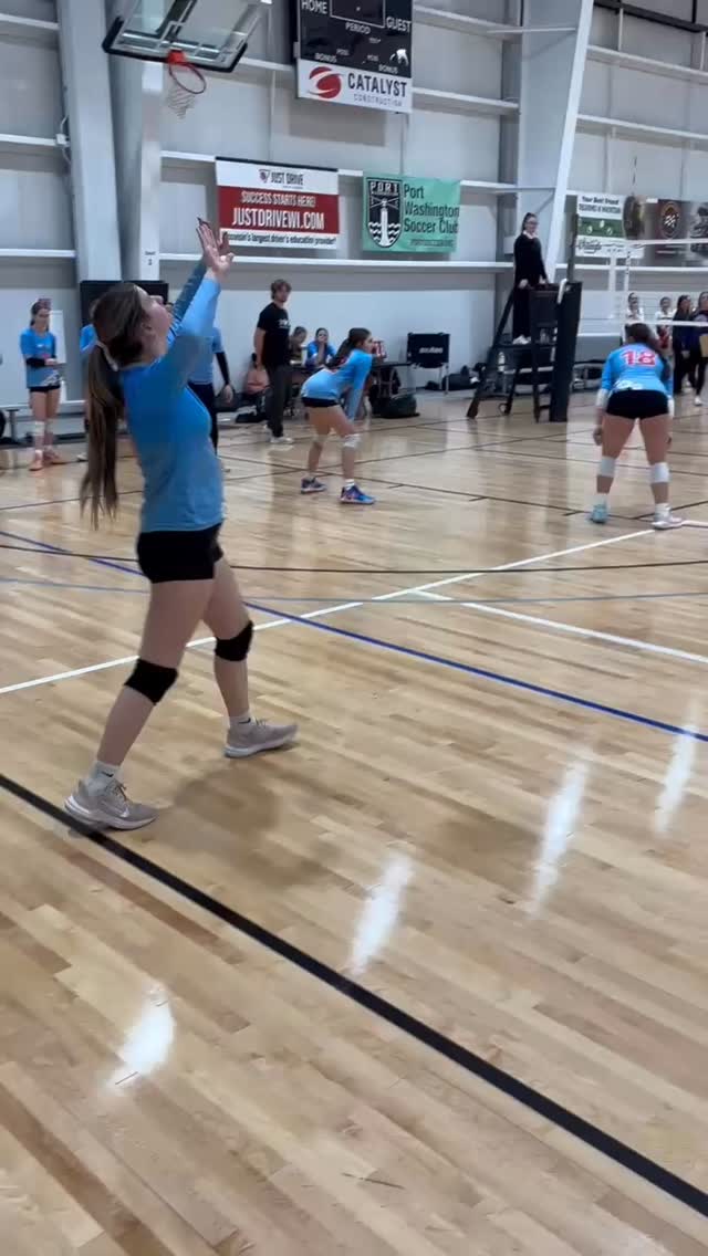 Our first event hosted at Gateway Sports Academy! Here is a game-winning point for MVP 14 Black. Great job girls!