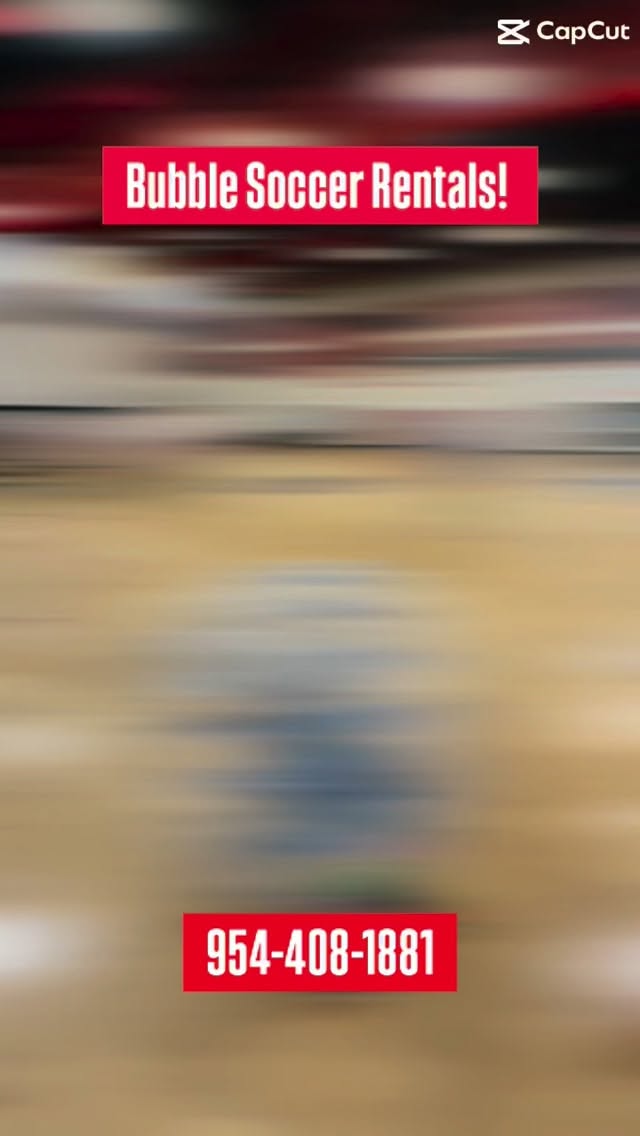 Call or text 954-408-1881. Bubble Soccer Rentals! Perfect for indoor or outdoor events! Great for all ages #bubblesoccer #zorbball #birthday #miami #fortlauderdale