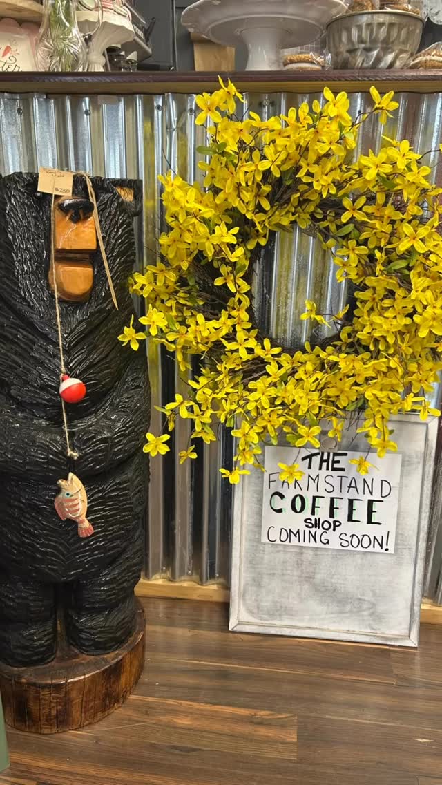 Excited for @thefarmstandonthreebridges coffee shop coming soon!!