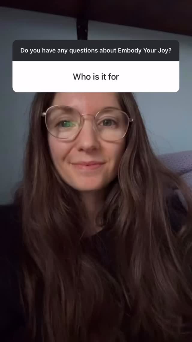 Embody Your Joy Q&A 💛
Who is it for?
10 Week Online Somatic Coaching & Creativity Programme.
🌸Spring 2026
Tuesdays 7pm - 8:30pm
Dates; 14th April - 16th June 2026
EARLY BIRD £300 ends 14th March!
Drop me a message if you’d like details or head to my website! Xx