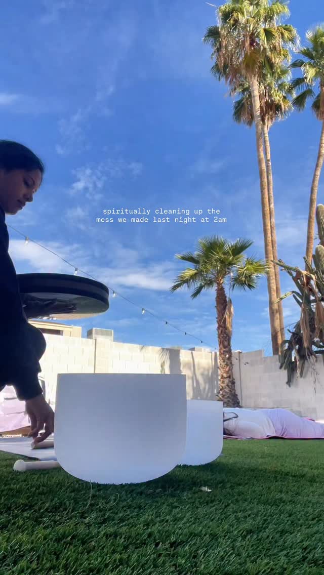 From the club to the crystal bowls. ✨
The best way to balance out a wild weekend is a private sound bath in the comfort of your airbnb. We cleared the energy (and the hangovers) without even leaving the house.
Thinking of adding this to your weekend? Comment ‘LINK’ for sound bath booking deets.
#scottsdalebachelorette #scottsdalesoundbath