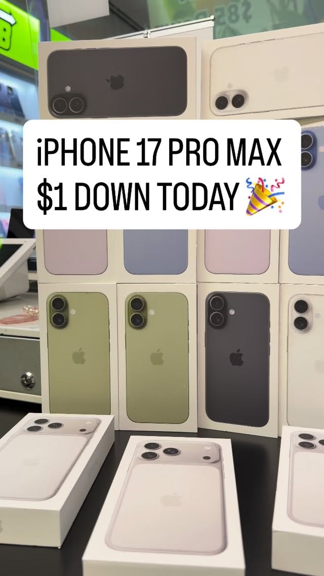 Do You Have $1? Get The iPhone 17 Pro Max Just $1 π NO CREDIT NEEDED - Everyone is APPROVED - UNLOCKED Phones So You Can Keep Your Current Carrier (Kafene)