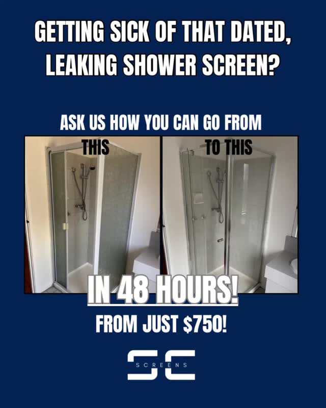 Message the page today regarding all your shower screen, mirror, sliding robe doors and splashback needs! Servicing Melbourne and surrounds.