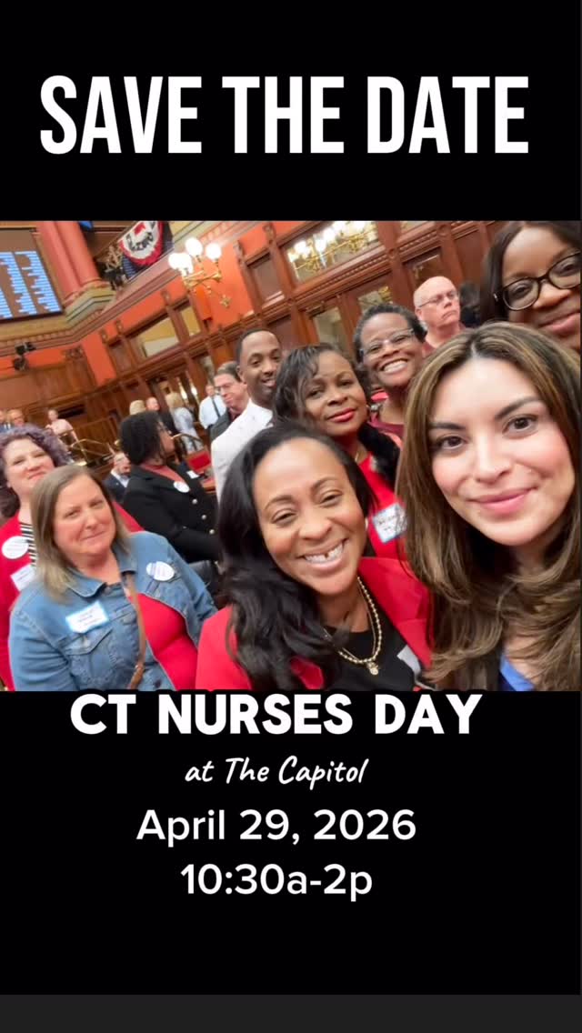 On April 29, we’re wearing red.
Legislative Breakfast.
Nurses Day at the Capitol.
Hartford.
This is the day we step out of our units, offices, classrooms, ORs - and into the building where decisions about our profession are made.
You’ll meet legislators.
You’ll connect with nurses from across Connecticut.
You’ll be part of the conversation.
You’ll have fun.
Wear red. Be seen. Be in the room.
Trust me, you’ll want to be there. ❤️
#CTNurses #NursesDayAtTheCapitol