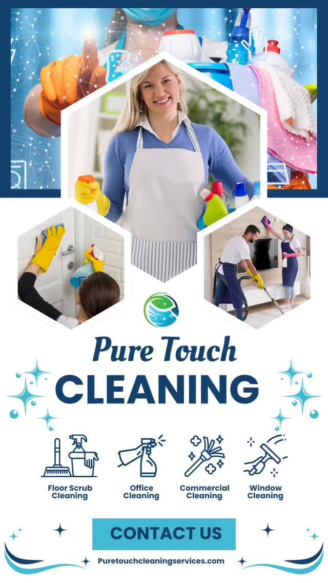 Clean workspaces. Clear minds.
At Pure Touch Cleaning, we go beyond surface cleaning with consistent, professional-grade commercial service.
✔️ Reliable nightly crews
✔️ Tailored cleaning plans
✔️ Trusted across Brooklyn & NYC
Your business deserves a partner in cleanliness — not just another vendor.
#NYCOfficeCleaning #JanitorialExperts #CommercialCleaningBrooklyn #PureTouchCleaning