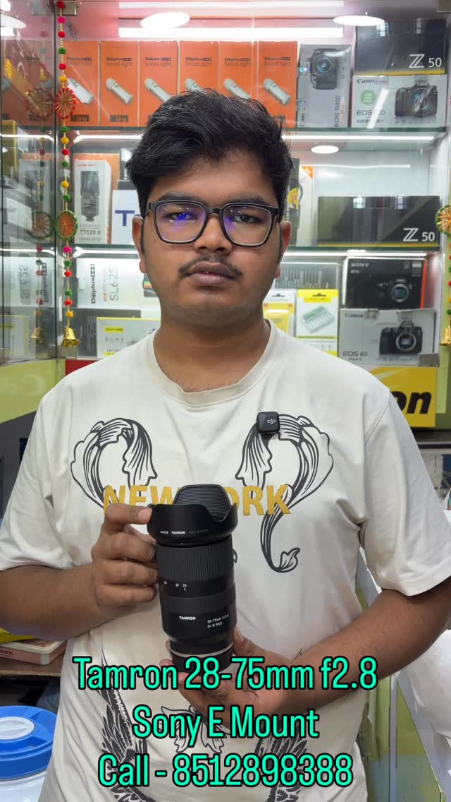 Sold Out
The Ultimate Sony All-Rounder! 📸 Tamron 28-75mm f/2.8 Di III VXD G2.
Why carry three lenses when this one does it all? This G2 version is legendary for being lighter and sharper than the competition. Whether you’re shooting a wedding, a vlog, or a travel gallery, that constant f/2.8 aperture ensures beautiful bokeh and pro performance in low light. 🌟✨
Condition: 9.5/10 (Pristine)
DM for price! 📩
Hashtags:
#Tamron2875 #SonyAlpha #SonyEMount #TamronG2 #UsedLens PhotographyGear SonyImages WeddingPhotography MirrorlessLens MegapixelCameraStore