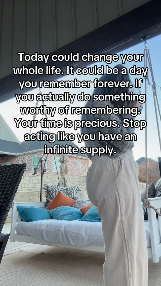 Do something today that makes you better tomorrow. Quit wasting time.