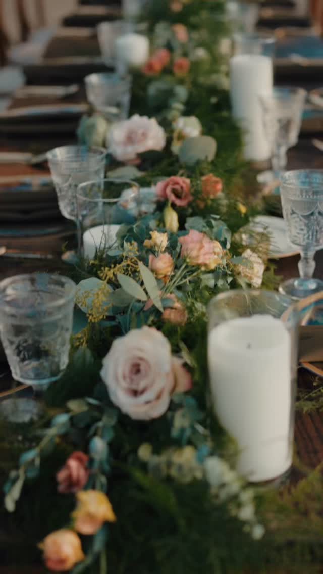 Often, we chat with couples don’t necessarily think of themselves as “flower people.”
BUT, what they do care about is how the space feels when their guests walk in…
how their photos look years from now…
and whether everything feels cohesive, intentional, and elevated.
Florals are what quietly do that work.
They soften a space.
They add depth, movement, and color.
They turn a room into an atmosphere.
When it’s done well, you don’t notice the individual flowers.
You just feel the magic of the room.
And that’s exactly the point.
Venue: @rixeymanor
Florals: @thegardenhouseva
Rentals: @brideandjoyrentals
Video: @annexroommedia
Bride: @s_davenport
Groom: @jocotton