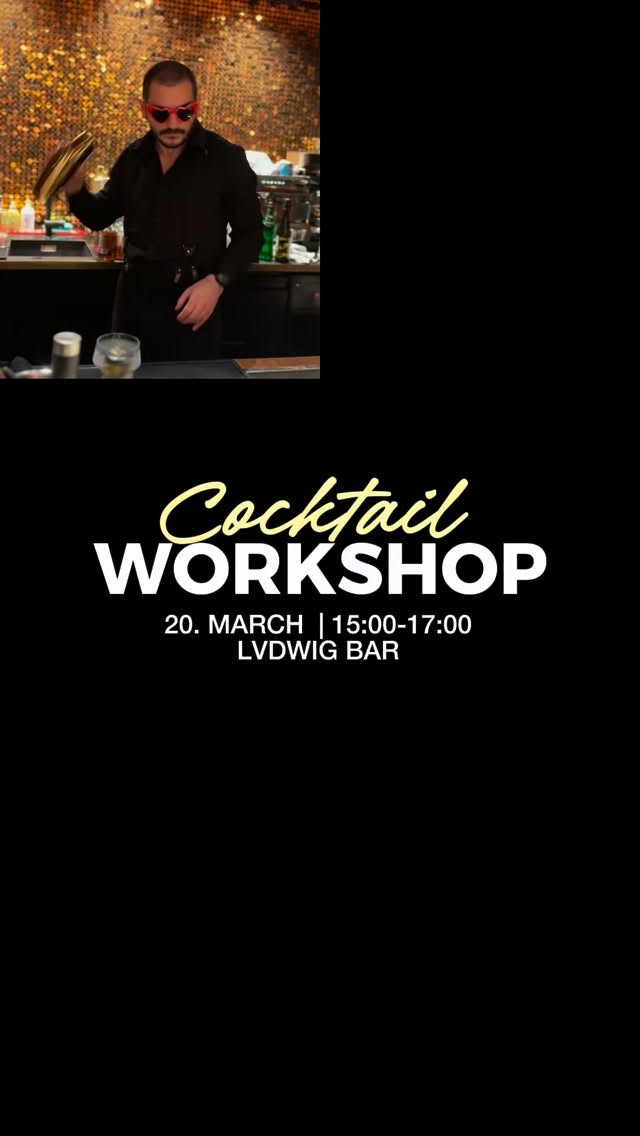 🍸 NEXT Cocktail Workshop– 20. March🍸
Our cocktail workshops are no longer limited to group or corporate bookings.
You can now join solo, as a duo or in small groups – easy, uncomplicated and with no minimum booking per person. 😍
We start once 6 participants are registered in total.
👉 Next workshop:
Friday, 20 March | 3:00–5:00 PM
96€ per person
There are still a few spots available 🥰
Dive into the world of cocktails 🍸
Discover the art of cocktail making in a workshop that combines expert knowledge, hands-on practice and plenty of fun.
What to expect 🍹
• Introduction to mixology – insights into classic & modern cocktails
• Hands-on mixing – working with shaker & jigger, including free pouring techniques
• Explore cocktail styles – aperitifs, digestifs, fizzes, coladas, sours & more
• Mix & taste – create your own cocktails under the guidance of our Head of Bar, Karoly @karoly.bar, and enjoy them together
👉🏼 Included:
• Premium ingredients & professional equipment
• Cocktail recipes to take home
• A stylish atmosphere that makes this workshop truly unforgettable
And the best part:
You can be a bartender for one day. 🍸
📩 Sign up via info@lvdwig.bar or through our newsletter.
Spots are limited – first come, first served. 🍹🧡
#cocktailworkshopvienna #cocktailbar #cocktailbarvienna #barsvienna #viennabars
