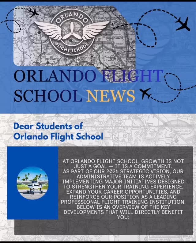 DEAR STUDENTS #orlando #orlandoflightschoolfl #pilots #pilotlife #orlandoflorida