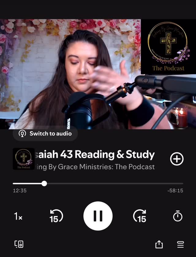 We belong to God! This means we get to receive rest and the greatest responsibility of worshipping Him with all that we are and tell others about His goodness!!
.
.
.
#enduringbygrace #grace #hope #podcast #biblestudy