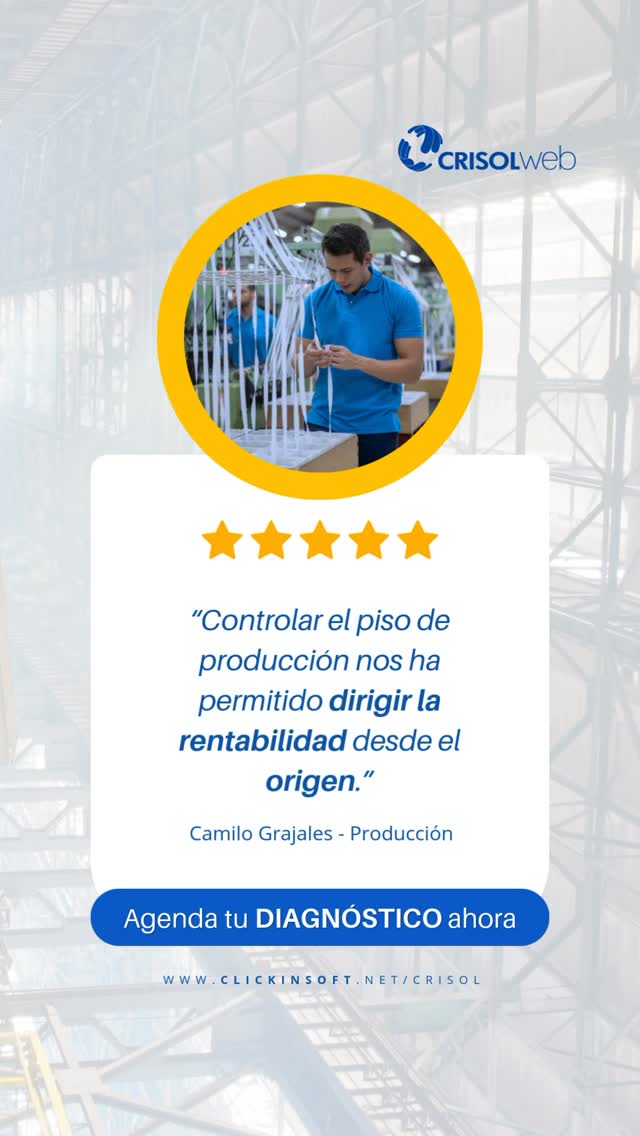 La rentabilidad no empieza en ventas. Empieza en el piso de producción.
Cuando controlas la operación, dejas de reaccionar y comienzas a dirigir.
¡HABLEMOS! Solicita tu diagnóstico ahora
#ProducciónInteligente #ControlDeCostos #CrisolWeb