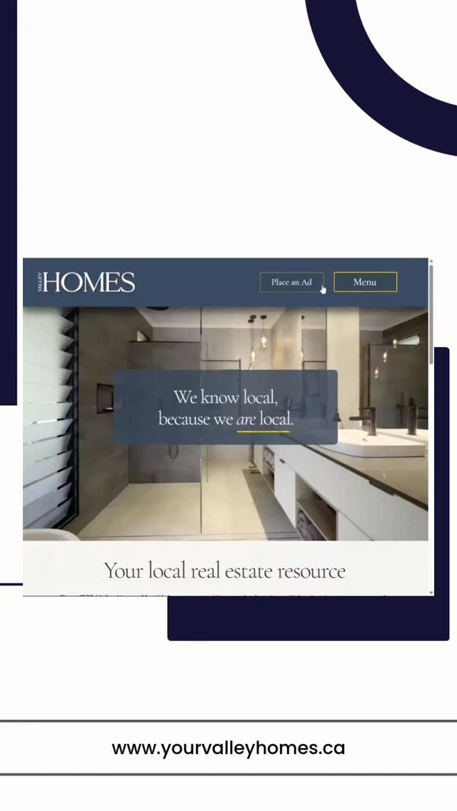 Just Launched: Website redesign for Valley Homes.