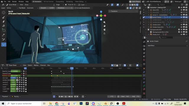Teaser animé – 𝐖𝐈𝐏 #𝟏 : Amin Alder face à son destin...
« Depuis toujours la question de l’existence d’une vie extraterrestre l’avait passionné. Et cette homonymie qu’il partage avec une étoile visible à l’œil nu depuis la Terre l’avait parfois fait basculer, lui le scientifique, vers des considérations qui pouvaient sembler irrationnelles : il en était certain, l’étoile Aldéramin, un jour, lui porterait chance ! »
✏️ @art_of_nicolas_leroy / @antoiles_