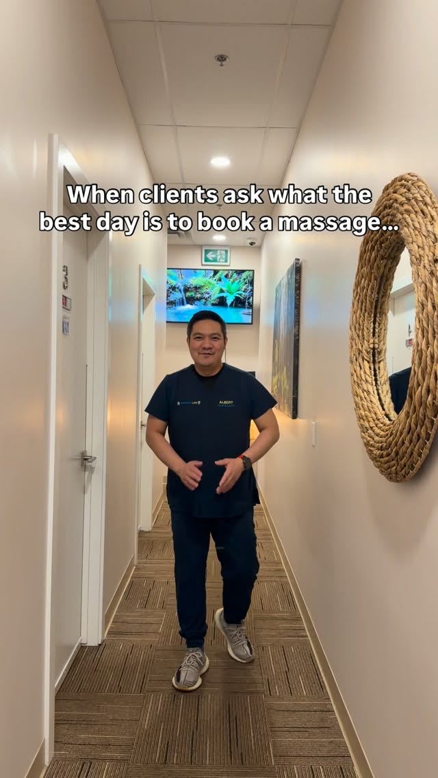 In case you didn’t know… you can get a massage with us 7 days a week! 💆♂️
Your body deserves care and recovery all throughout the week, and we’re here to make it convenient for you. Whether it’s a midweek reset or weekend relaxation, we’ve got you covered.
So what’s your excuse for not claiming your massage benefits? 😉
Spots can fill up quickly, so make sure to book ahead to secure the time that works best for you.
Book your massage today at massage-life.ca
#massage #massagetherapy #recovery #wellness