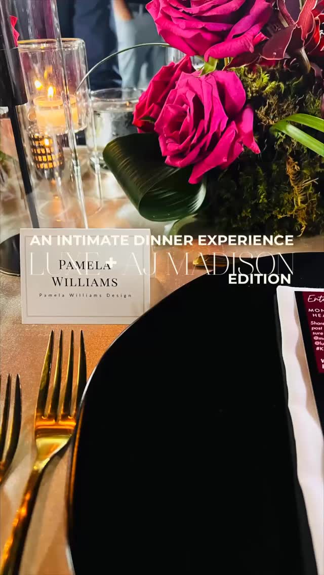 Thank you for the lovely evening @ajmadison @luxemagazine @monogramappliances💕. I’m honored to be amongst such refined talent. Beautiful people, design and appliances 🥰.
#atlantadesign #atlantaappliancedealer #seateddinner #intimatedinnerparty #tablescapestyling