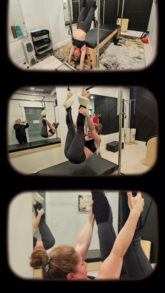 Yolanda! So strong. "How do I make this harder 😅" Always up for a challenge!
#pilatescollectiveut #herrimanhappenings #pilates #cadillacreformer #hangingfull