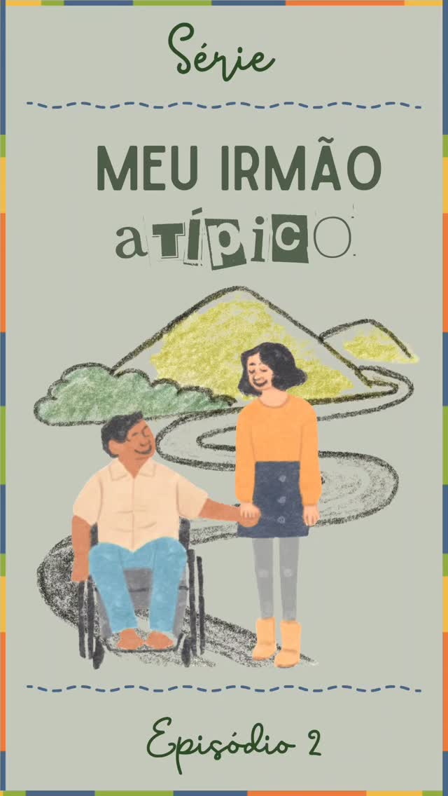 No 2.o episódio da nossa nova série, "Meu Irmão Atípico", a Sayuri contará como é ser irmão do Pedro. O Pedro, que é PCD cadeirante, tem 20 anos, está na VIDAS há 10 anos🧡💚