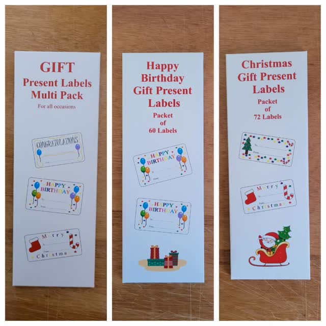 Gift present labels from www.digidicut.co.nz