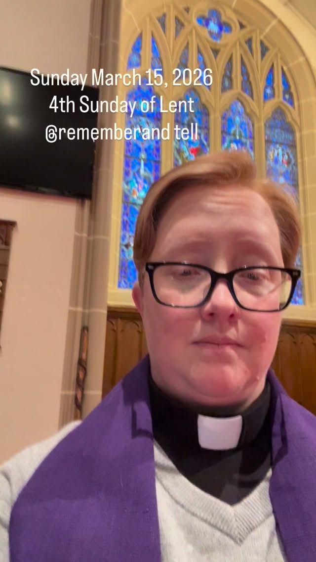 Join us for worship at 10:30 and at St. Joseph’s Catholic Church at 3:00 for the Interfaith Holocaust Remembrance service @rememberandtell