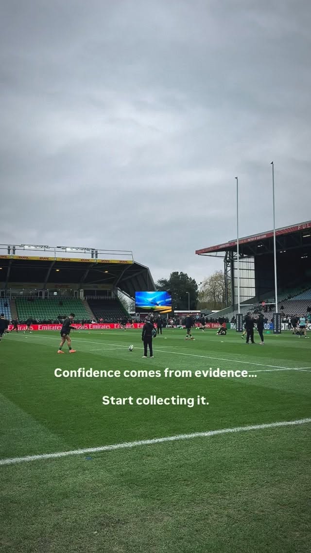 Confidence comes from evidence…
Start collecting it.
Do the reps. Stop waiting to feel ready.