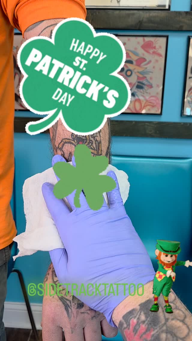 #pattysday #dublín #Guinness #green #pinch done by @antsol3 comecheckusout @sidetracktattoo plainfield 14807