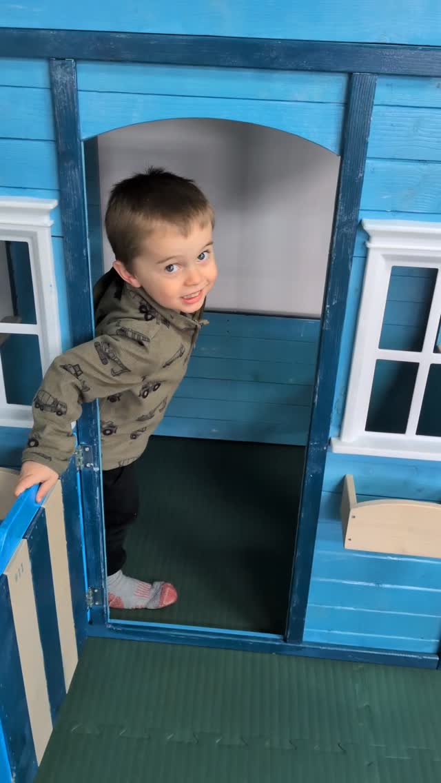 We have a playhouse now!! We're also doing Irish dancing at 5:30. It's just a regular open play booking! ☺️