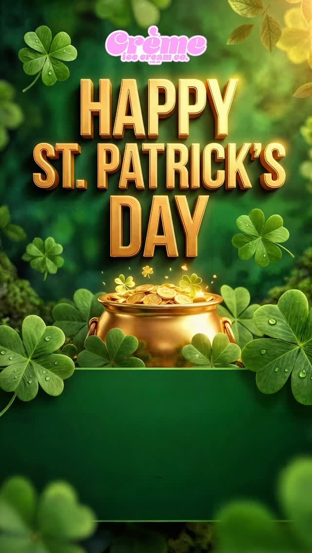 Feeling a little lucky today? 🍀✨
We’re celebrating St. Patrick’s Day the right way with two festive flavors in the case — Lucky Charms and Irish Coffee ☘️🍦
And if you really want to walk away like you struck gold…
our custom green trucker hats are 1/2 off today — only $17 💚✨
Stop in, grab a scoop, grab a hat, and celebrate with us 🍀
📍2730 N. College Ave. Fayetteville, AR 72703
🚪Check Google Maps For Current Hours
#cremeicecreamco #icecream #fayetteville #arkansas #northwestarkansas