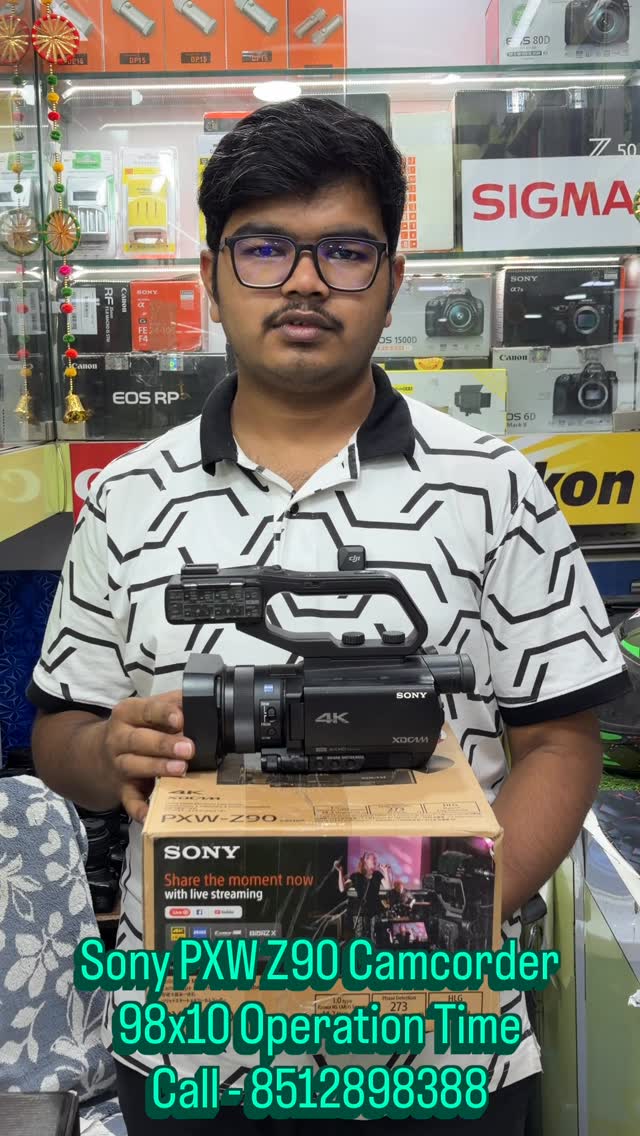 Sold Out
Professional Power in your Palm! 👑 Sony PXW-Z90V 4K HDR XDCAM.
This is the ultimate tool for broadcast journalists and event videographers. Featuring a massive 1-inch Exmor RS CMOS sensor, it delivers stunning 4K clarity with professional 3G-SDI output and XLR audio inputs. The Fast Hybrid AF is a game-changer, locking onto subjects instantly so you never miss a breaking story.