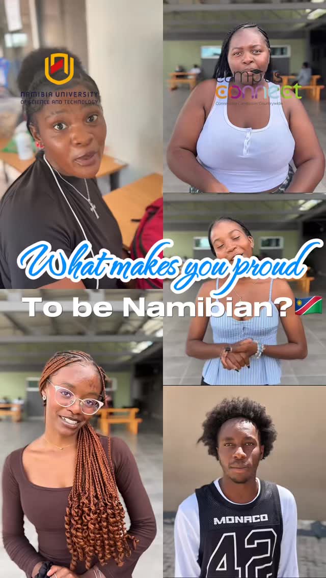 Happy Independence Day, Namibia! 🇳🇦✨ We asked NUST Eenhana Campus students what makes them proud to be Namibian and their answers say it all! 💬 💙
#Namibia36 #IndependenceDay #NamibiaPride #YouthVoices #campusconnectnamibia