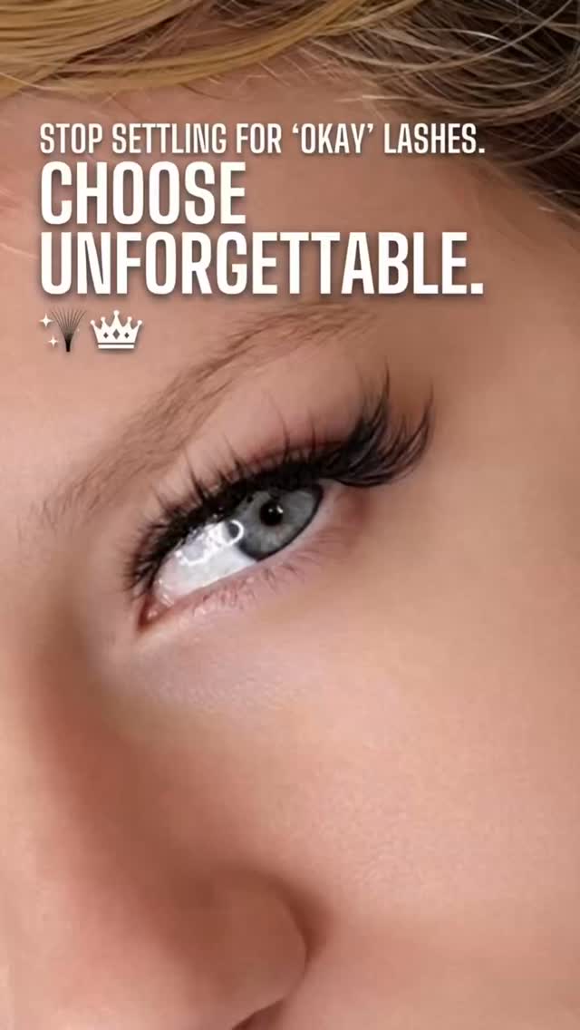 Don't settle for average lashes. Go for stunning!
#VolumeLashes #WispyLashes #HybridLashes #LashGoals #LashInspo