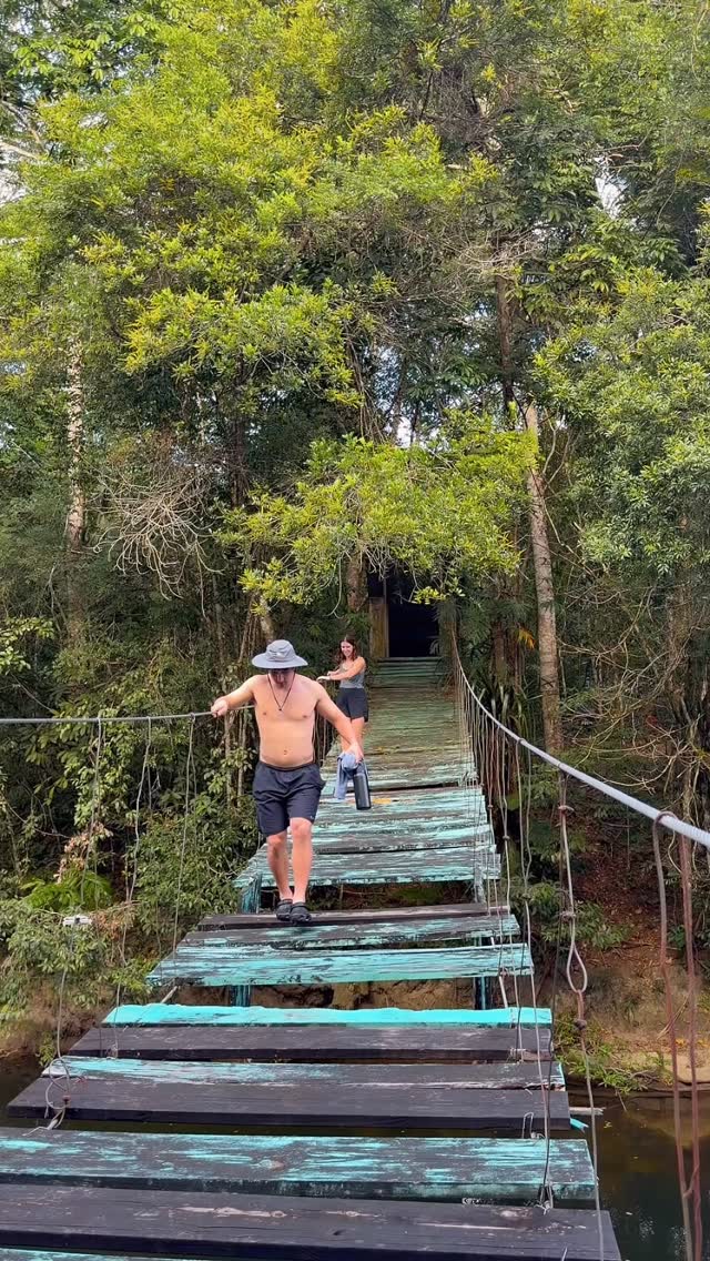 Every year we come back to this bridge in Belize.
Every year it looks a little more like it shouldn’t be trusted. 😅
Every year, someone crosses it anyway.
There’s something quietly sacred about that, choosing to step forward when the path beneath you feels uncertain. Risk, trust, and faith rarely show up in comfortable circumstances.
They usually show up here. On the shaky bridge, when the next step seems uncertain.
But we’re called to step out in faith, trusting that our next step will either be established or redirected!
Risky steps, in faith, are often the best ones. Take that step today!