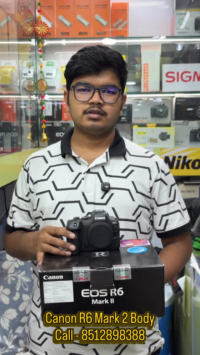 Sold Out
Canon EOS R6 Mark II (Body Only). 👑 Save big without compromising on quality! This unit is in pristine, neat condition and has been professionally tested to ensure it performs like day one. While it’s just out of the warranty period, it’s a perfect opportunity to grab Canon’s best hybrid camera at a pre-owned price. 📸✨