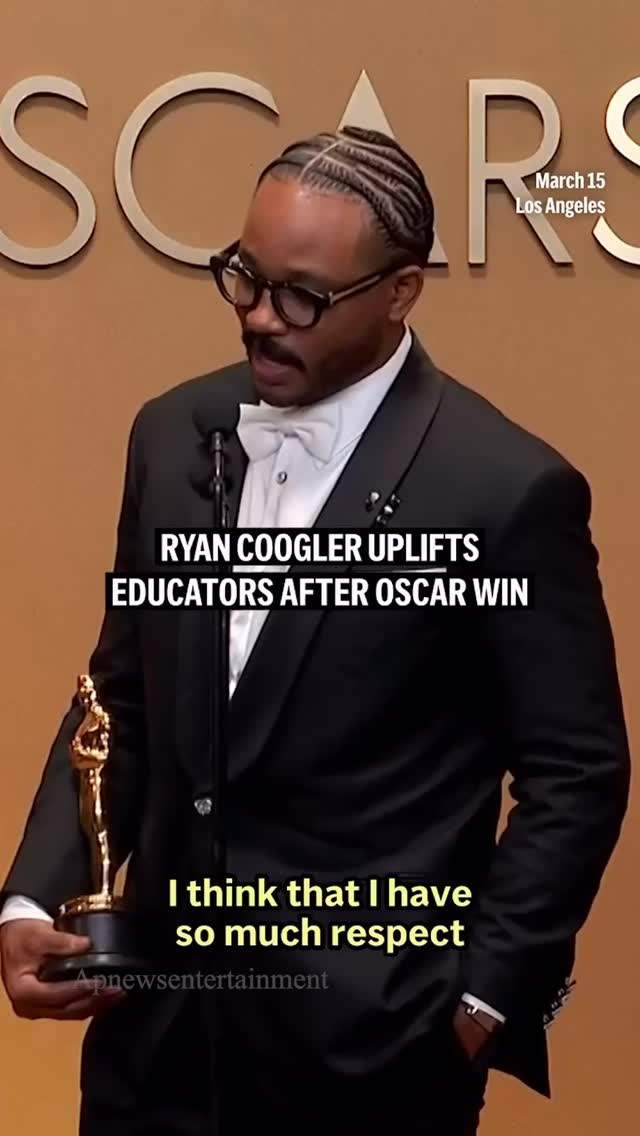 From a thought on paper… to an Oscar-winning story. 🙌🏽🩷
Ryan Coogler reminds us that greatness doesn’t happen in isolation — it’s shaped by teachers, mentors, and the willingness to stay a student for life.
Education. Experience. Empowerment.
The journey of storytelling — and of life — begins with learning, evolves through doing, and transforms into impact.
The most powerful thing you can do?
Keep learning. From everyone. From everything.
Because every masterpiece… starts with a single idea.
And a shout-out to all educators 👏🏽👏🏽
#WomenInShowbizEverywhere #Oscars #Storytelling #explorepage #RyanCoogler