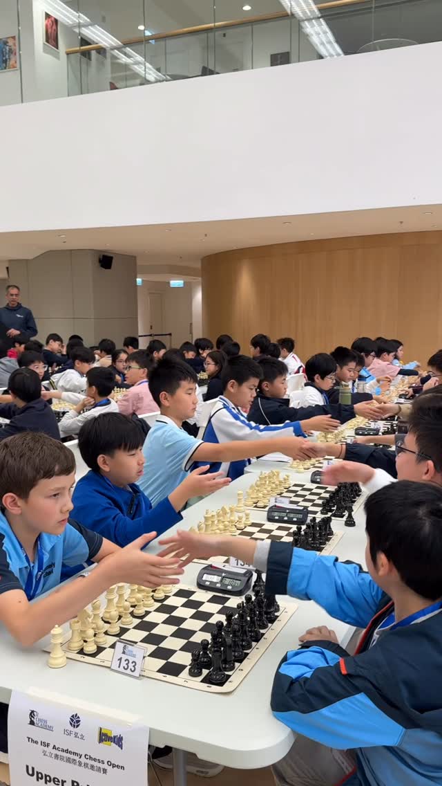 The silence of concentration, the click of the clock, and the thrill of the win. ♟️✨
A look back at the TCA 16th Annual ISF Academy Chess Open. With close to 350 players from Hong Kong, Macau, and Shenzhen, the talent on display was truly next-level.
From our U6 rising stars to our FIDE-rated Secondary masters, every move told a story of dedication and strategy.
Congratulations to all the competitors who made this one of our most memorable tournaments yet! 🏆