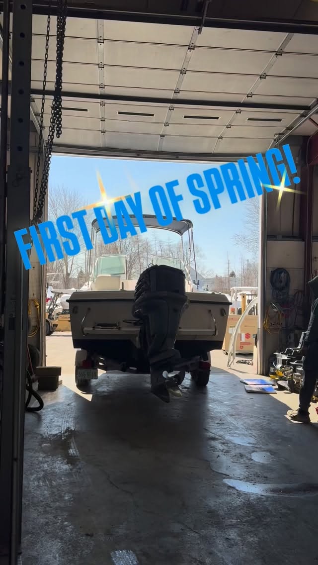 Shrink wrap is off & Boats are moving!
Happy first day of Spring, boaters!