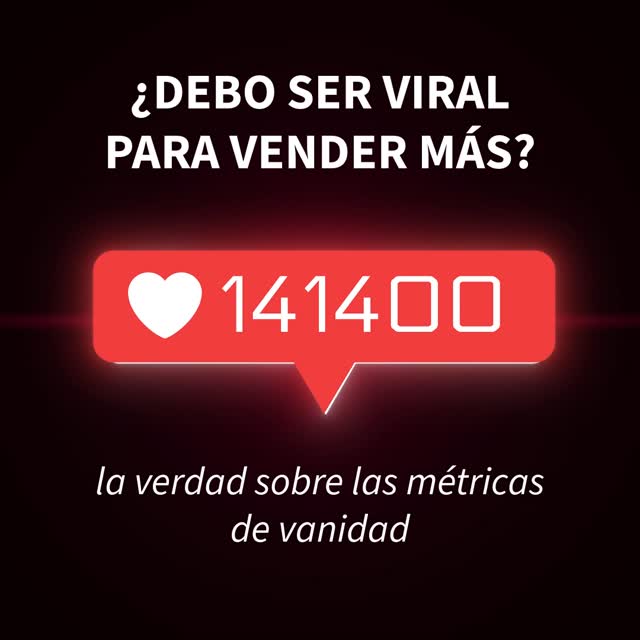 ¿DEBO SER VIRAL PARA VENDER MÁS?
Muchos creen que el éxito en redes se mide en millones de reproducciones. Se desviven buscando el audio en tendencia o el baile del momento con la esperanza de que "esta vez sí" lleguen los clientes.
Pero aquí hay una verdad incómoda que pocos te dicen: puedes ser viral y estar quebrado. 📉
Las redes aman lo que pueden medir rápido: Vistas. Likes. Seguidores. Pero, ¿cuánta de esa atención es realmente útil para tu negocio? ¿Estás atrayendo a las personas correctas o solo a una masa que jamás te va a comprar?
En este carrusel te muestro el punto de quiebre donde el esfuerzo se convierte en ruido y dónde es que realmente cambia el juego para tu marca.
La viralidad tiene un lugar, pero no es el que tú crees. ⚠️