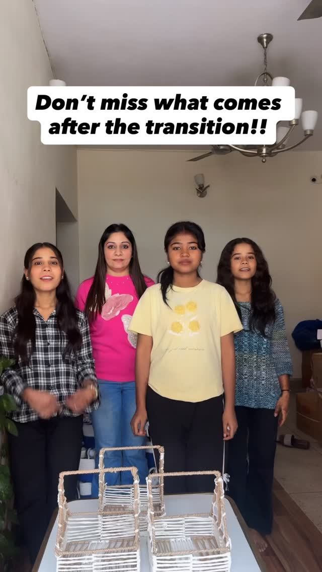 You definitely haven’t seen this transition like this before for sure 🥰