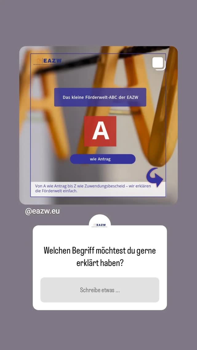 Na, entdeckst du den kleinen Fehler im Reel 👀🤪?
26 Wochen haben wir Begriffe aus der Förderwelt erklärt, mit Augenzwinkern und um zu zeigen, dass Wissen zu scheinbar trockenen Themen auch Spaß machen kann.
Unsere Serie ist jetzt zu Ende, unsere Mission natürlich nicht😉.
Wenn du dich für Wissen, das wirkt, interessierst, dann folge uns und abonniere am besten unsere EAZW Updates auf der Webseite.
#weiterbildung #fördermittel #digitalisierung #ki #nachhaltigkeit