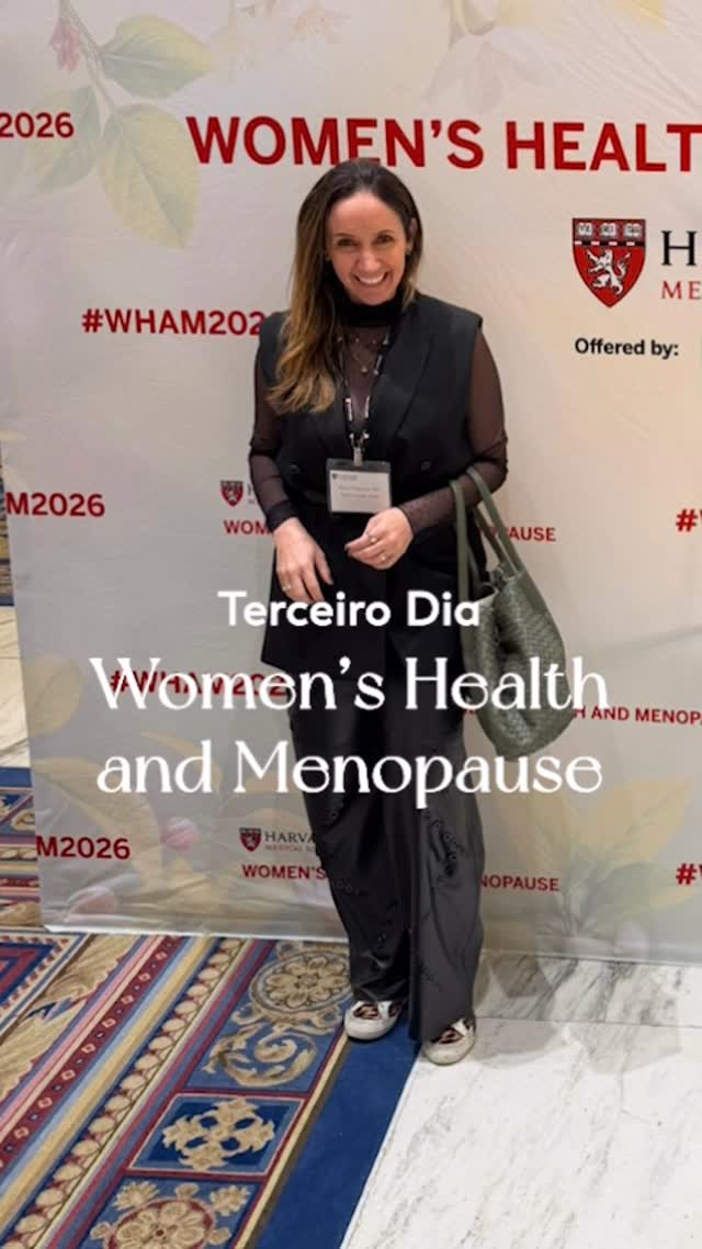 Final do terceiro dia, e que dia especial. Um destaque importante para a fase da perimenopausa e os impactos que muitas mulheres enfrentam, como ansiedade, esquecimentos e o conhecido brain fog. Sintomas reais, comuns e que têm tratamento. Seguimos aprofundando conhecimento e cuidado no curso de Women’s Health and Menopause. Acompanhe tudo!