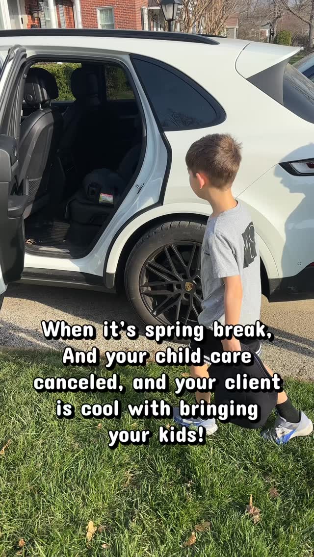 When it’s spring break, and your childcare canceled, and your client is cool with bringing your kids! #professionalorganizer #organizedlife #mainlinemoms #mainlinepa #efficientliving