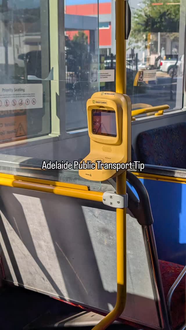 Your guide to mastering the Adelaide Metro. 🚉👇
Payment: No need for a physical MetroCard anymore—just use your phone wallet or credit card to tap on and off. 💳
The Switch: Navigating between trains, buses, and the tram is seamless.
Traveling with Kids? 👦 To get the student/child rate, you technically need a physical MetroCard.
The Reality Check: While child fares aren't always heavily enforced for tourists, you might still be asked to pay the full adult fare if you’re just tapping a bank card for them. Best to grab a MetroCard at a newsagent if you're staying a few days! 🎫
#Adelaide #TravelHacks #AdelaideTransport #SouthAustralia