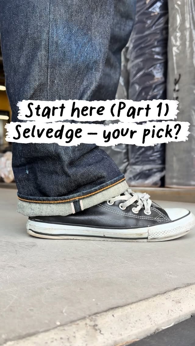 Selvedge cuff guide (Part 1)
Start here.
Which one is your pick?
From micro to medium—
same denim, totally different vibe.
Save this for later.
Comment your favorite 👇
#madeinjapan #denimfactory #japanesedenim