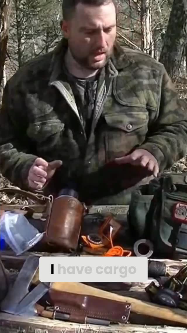 Survivalist secrets: The right cargo tape and a solid bag are crucial for organized wilderness gear. Every item has its place for quick access when it counts. #SurvivalGear #OutdoorSkills #WildernessPrep #CampingEssentials #Bushcraft #GetOrganized #AdventureTime #Reels