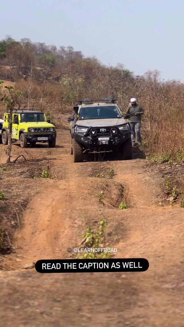 This video is not about the Hilux and it tackling articulation challenges. This is about fundamentals. Simple rule is when tilted, steering straight or turned into the direction of tilt/topple.
When you side slope / attempt an offcamber obstacle, your body is now in an unnatural position. Your brain asks your body to correct it by tilting at the waist. To do this, you use the steering to pull yourself straight. This results in the steering being pulled to the incorrect side.
Notice on the video as the student does this in the second pit.
To prevent this happening, all you need to do is to tilt your head at the neck rather than the waist. This will make you feel comfortable without giving steering inputs. After a lot of offroading you will just feel comfy at the tilt without needing the straighten yourself.
Learn Offroad with us the right way.
#learnoffroad #offroadjunkie #hilux