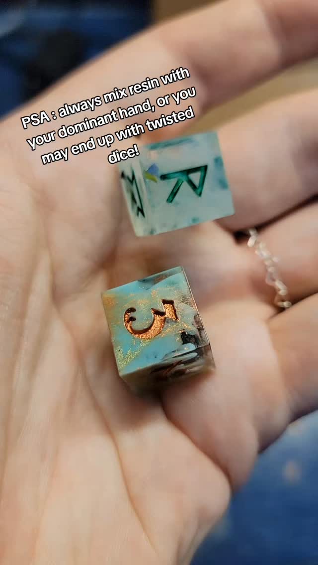 mistakes can happen at any point, so just roll with it 😉 #dnd #dice
